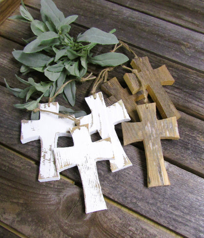 Rustic Cross Ornament
