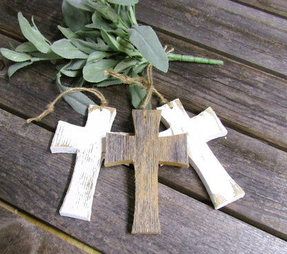 Rustic Cross Ornament