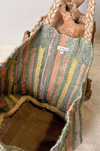 Citrus Grove Woven Tote Bag