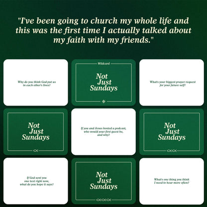Not Just Sundays — The Conversation Game for Real Faith