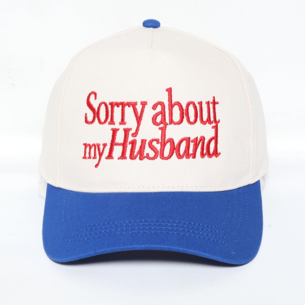 Sorry About My Husband Baseball Cap